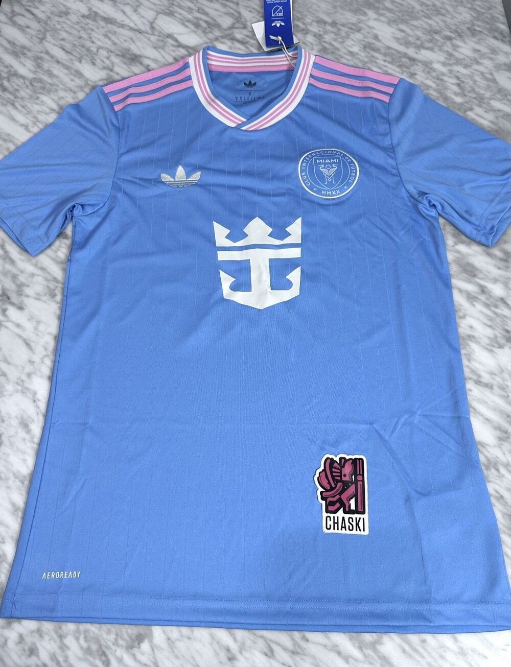 Adidas Inter Miami CF MLS Lionel Messi Soccer Jersey KA7504 MLS Men's Med NEW